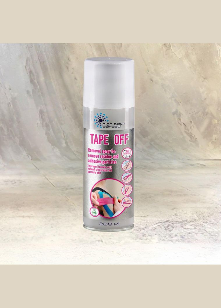 Спрей для снятия тейпов High Tech Aerosol Tape Off, 200 мл No Brand (326843331)