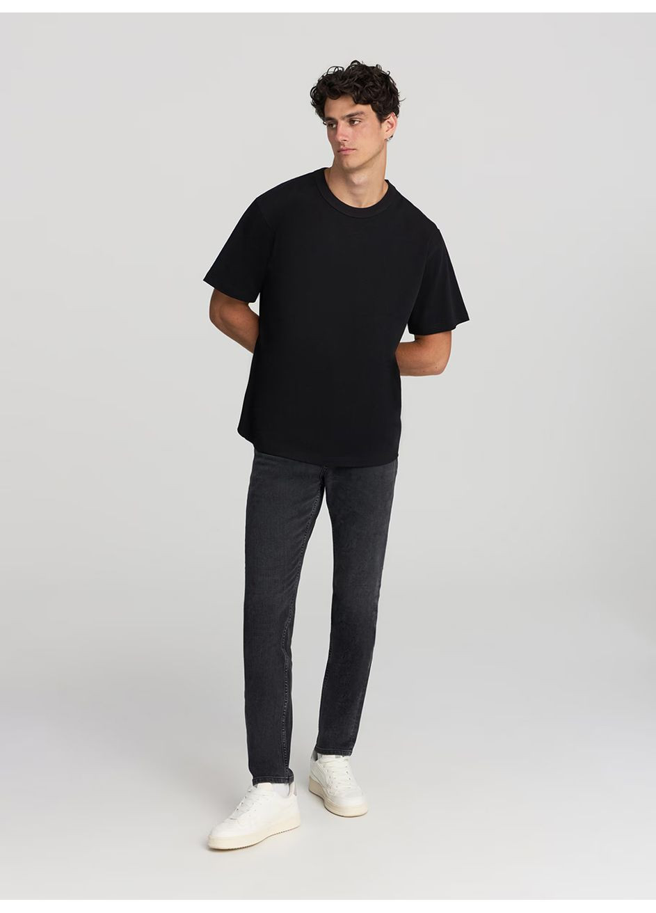 Чорна футболка чол Terranova