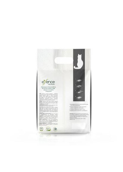 Наповнювач для котячого туалету з тофу, з вугіллям, 6 л (*) Essence (322591983)