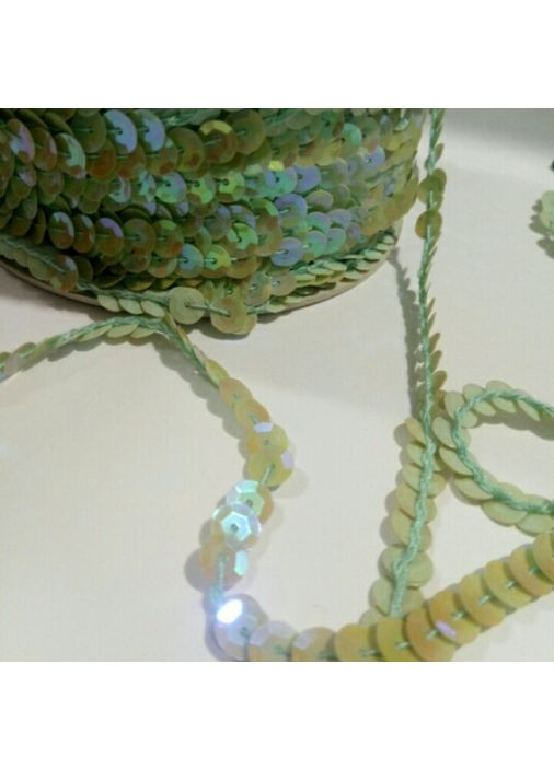 Паєтка на нитці салатова No Brand (372531667)