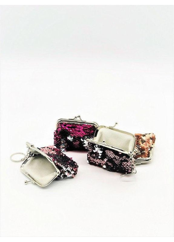 Гаманець-брелок із паєтками, інтерактивний, змінний дизайн, для грошей і карток No Brand (366197644)