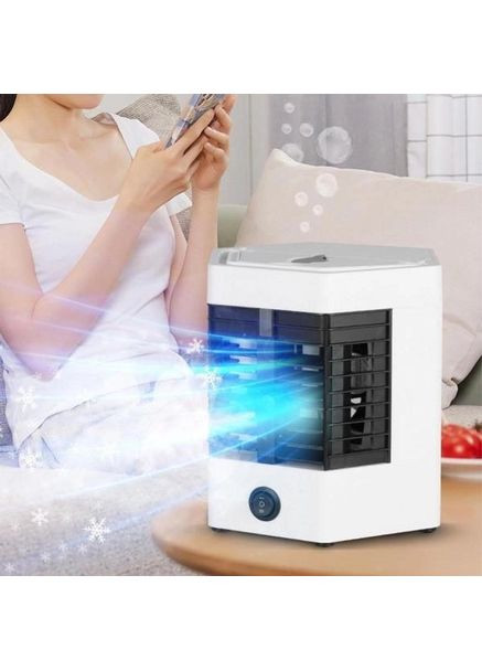 Портативний міні кондиціонер 10Вт Air Ultra PRO 3в1 з функцією зволоження та охолодження Білий/Чорний Arctic (351361339)