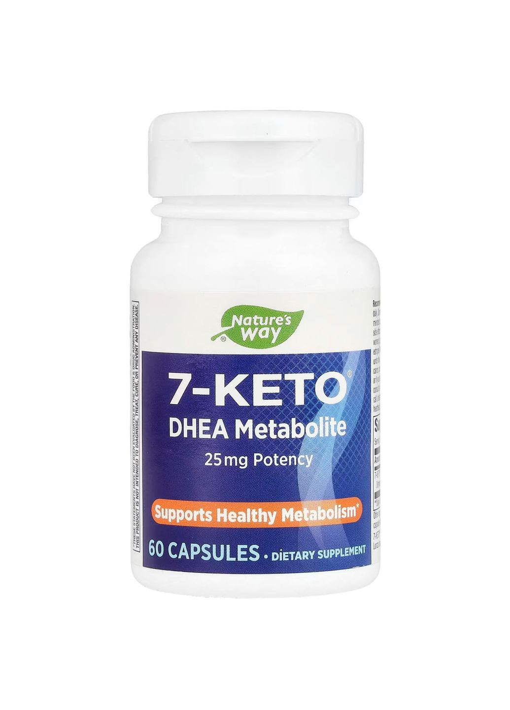 7-Кето ДГЭА метаболит, 7-KETO, DHEA Metabolite,, 25 мг, 60 веганских капсул Nature's Way (351384253)