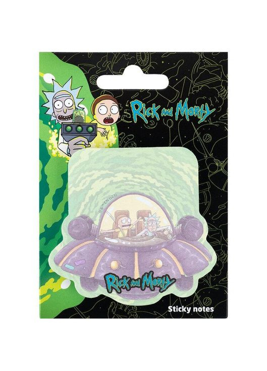 Блок/зам. липк. краем 70х70мм 50л. Рик и Монти RM23-298-1 Kite (322498964)