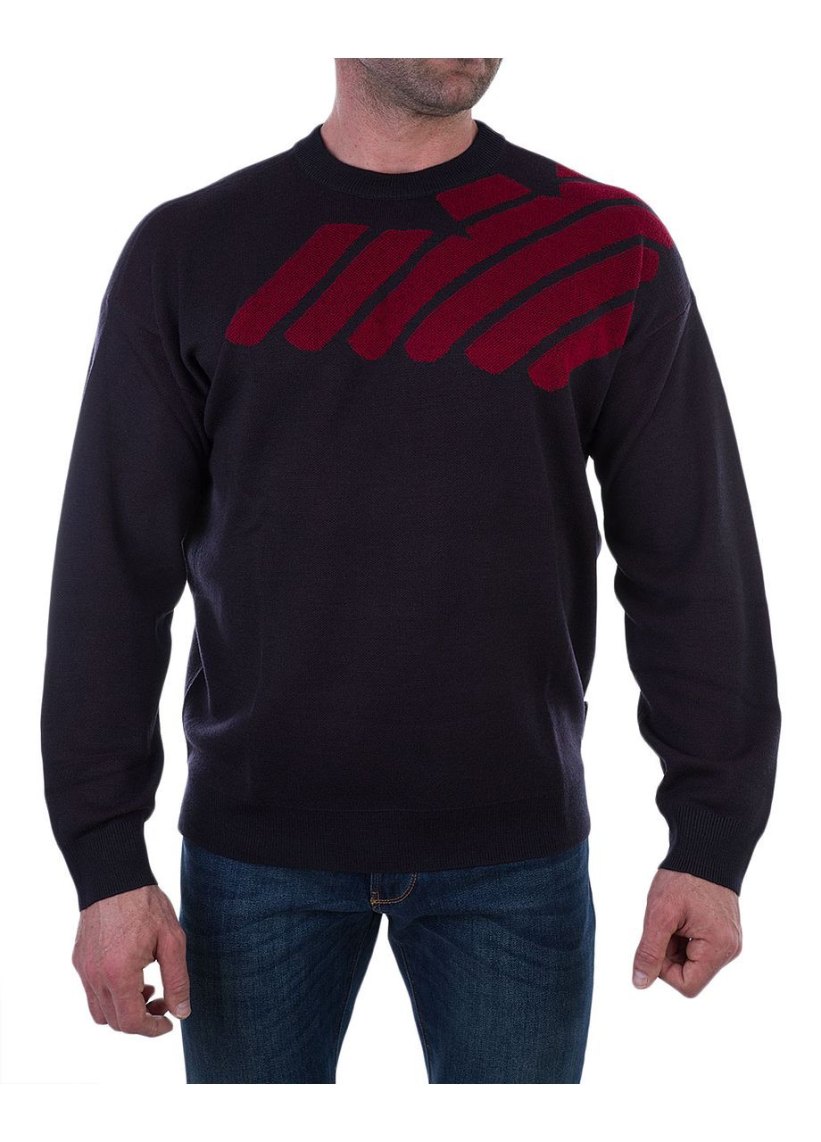 Чорний світшот чоловічий Emporio Armani (203990606)