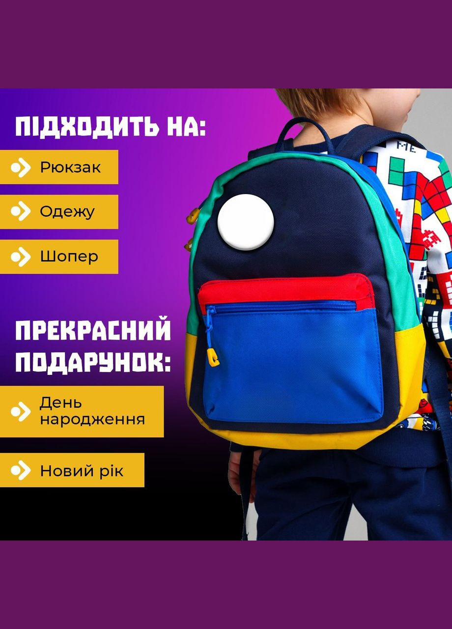 Значок італійський брейнрот мем на шпильці на рюкзак 44 мм 1 шт zn_1_147 Shantou (346286700)