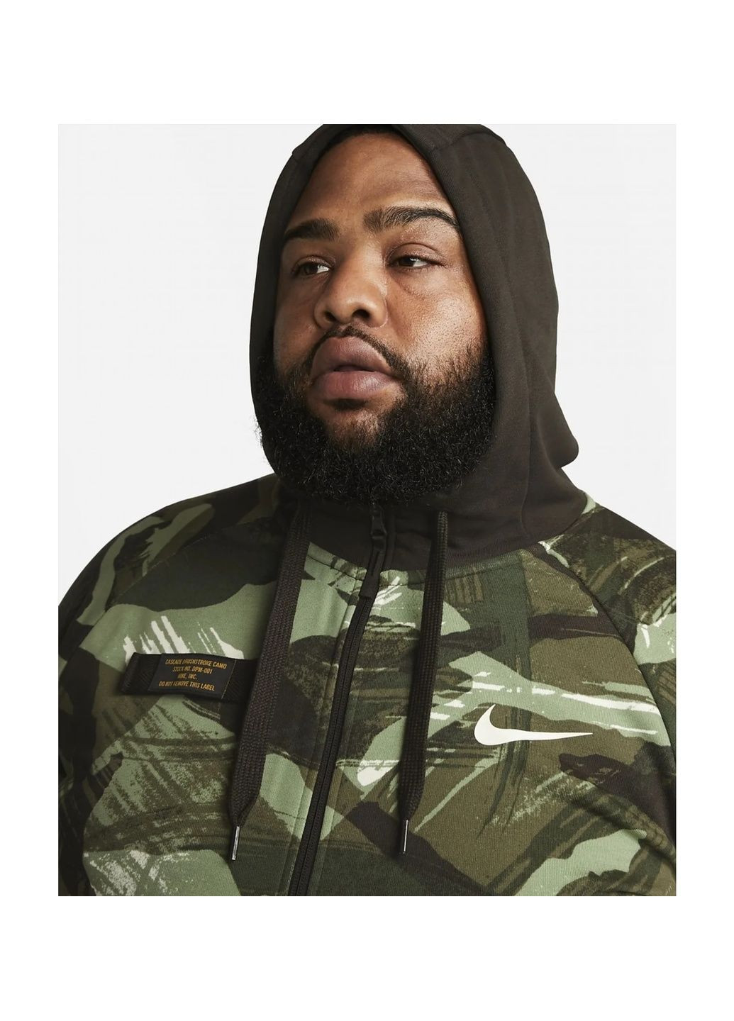 Толстовка чоловіча Dri-Fit Fleece Black/Green Dq4790-220 Nike (364662748)