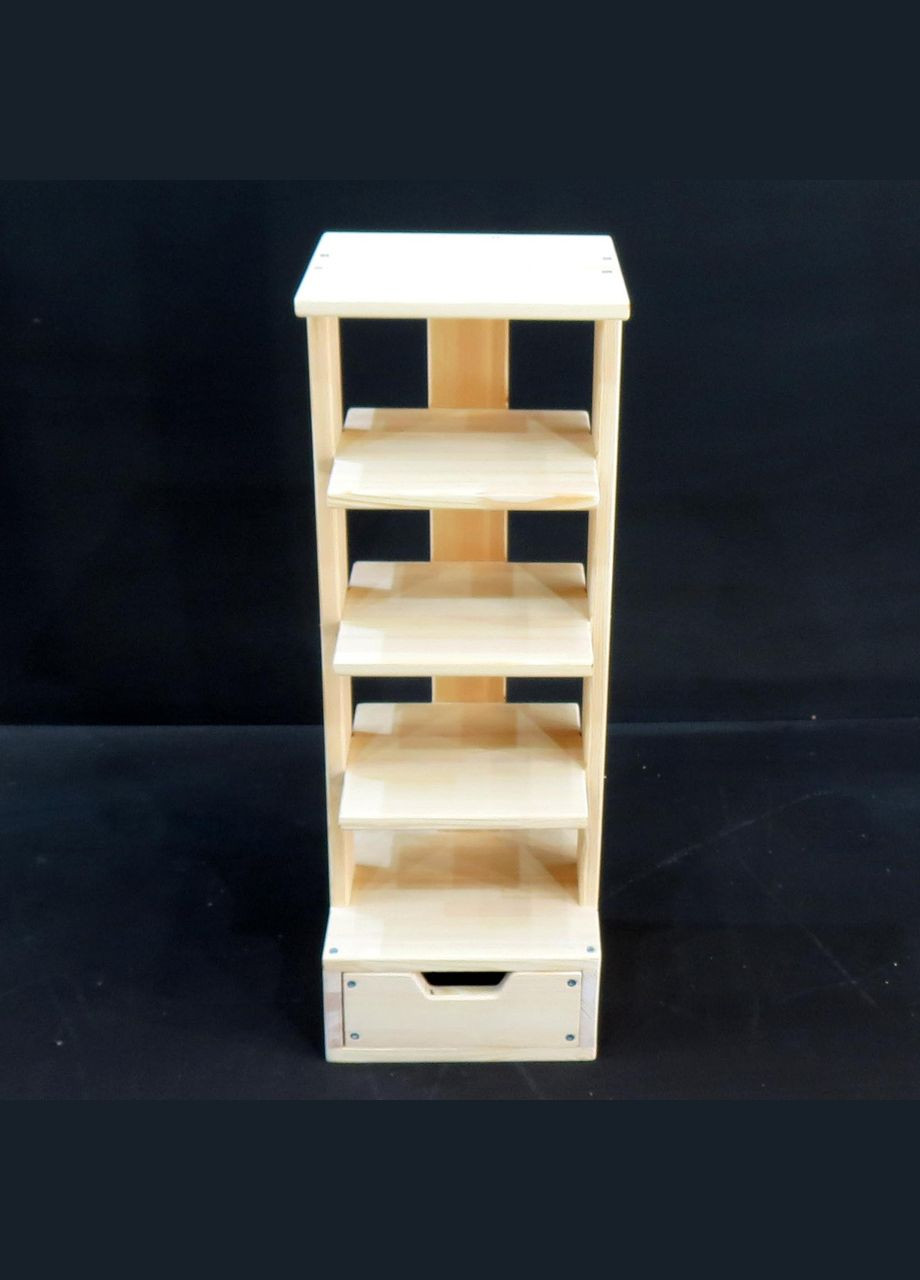 Полка для обуви из дерева Бувре 5 бланже (ПДО-501901) No Brand (327846503)