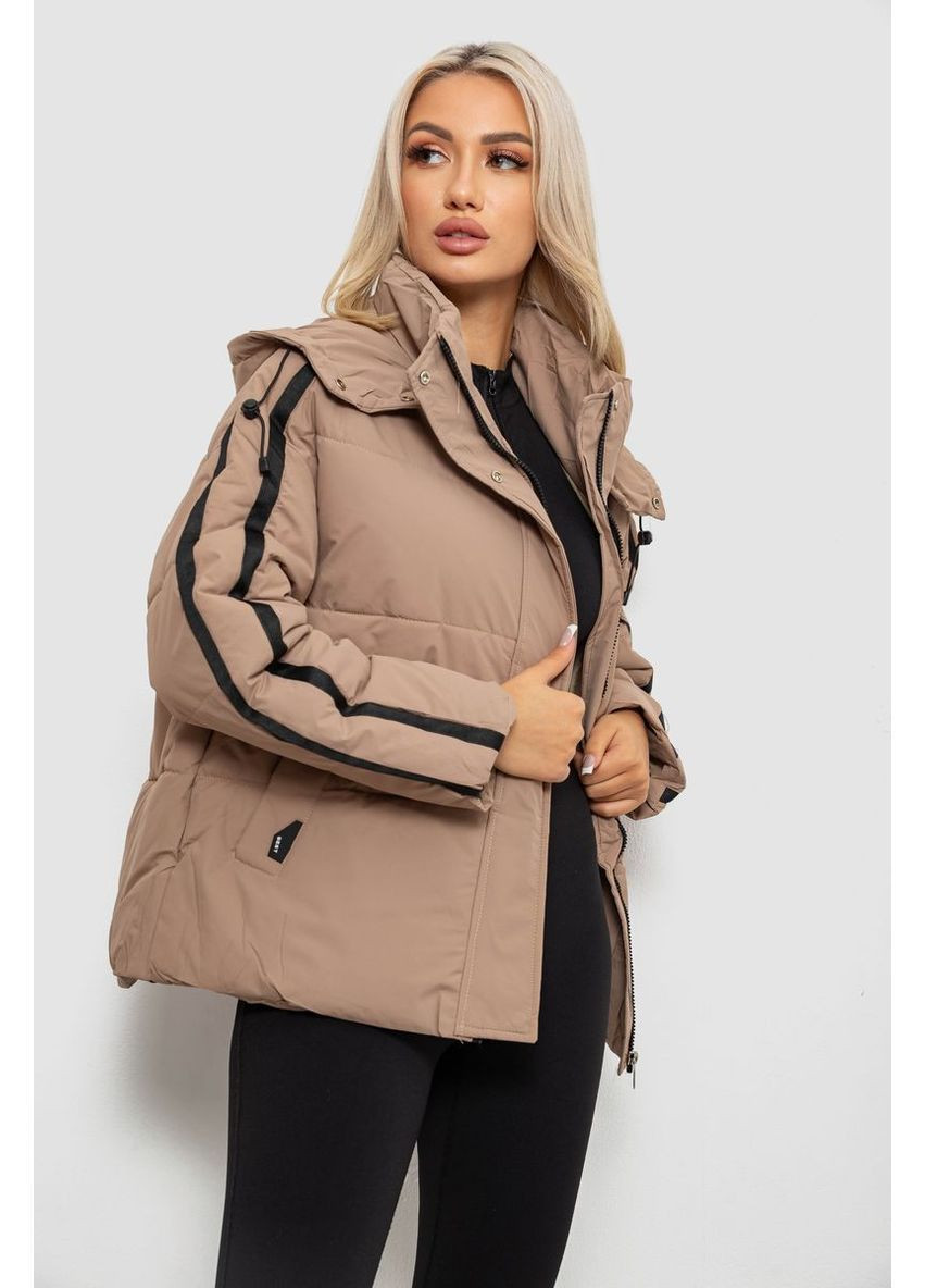 Бежевая демисезонная куртка женская Ager 244R866