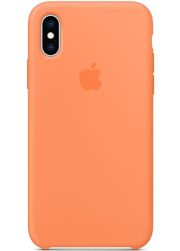 Чехол-накладка Silicone Case Apple iPhone X/XS Papaya Toto (301780288)