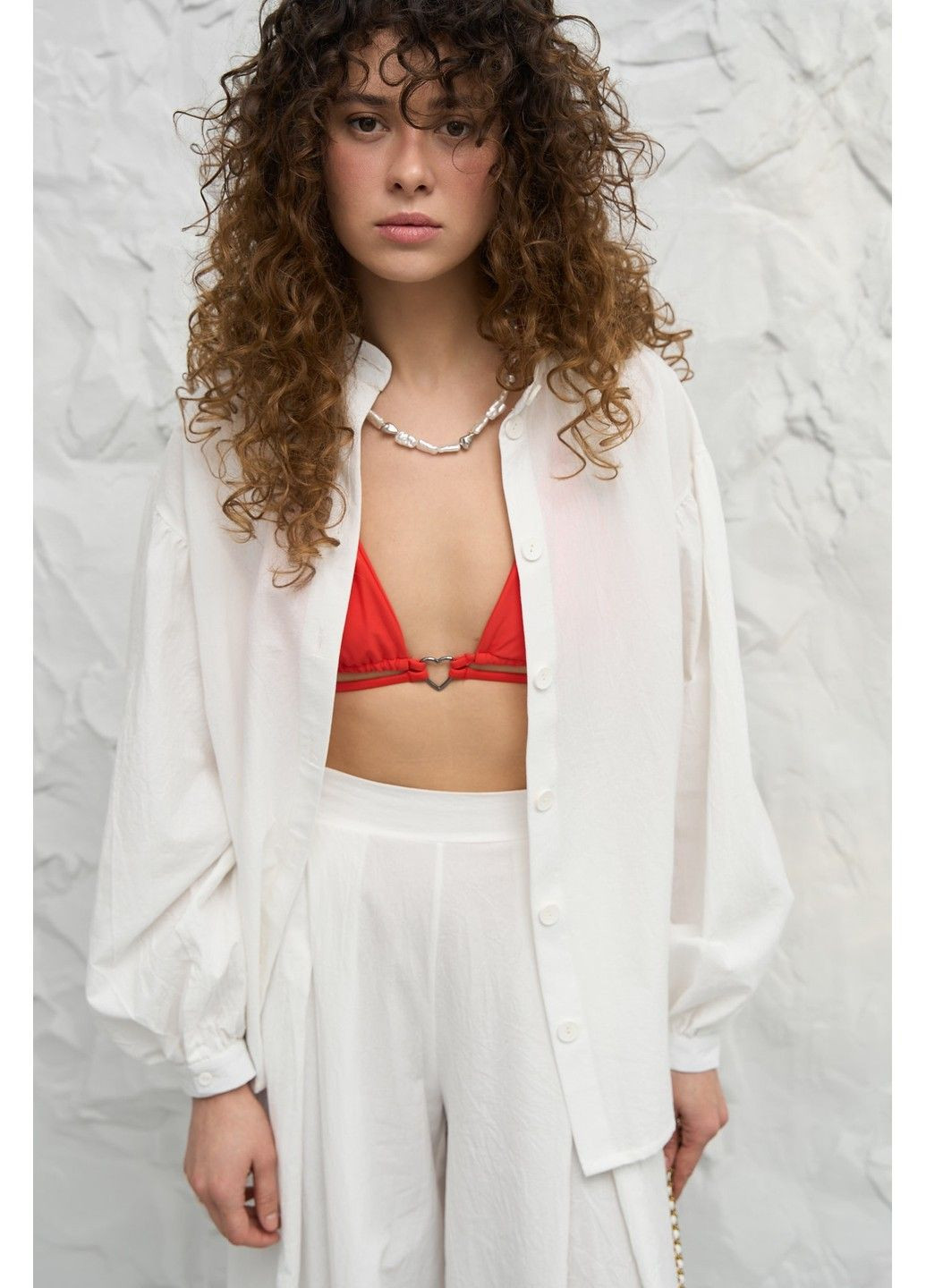 Рубашка женская хлопок MONACO молочная Handy Wear (329895800)