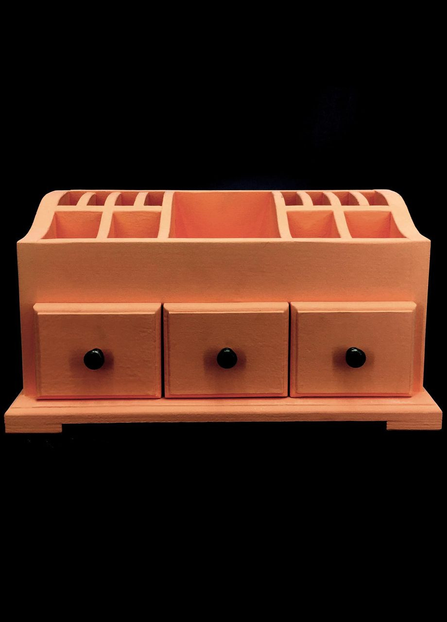 Мини-комод из дерева Фельда грейпфрут (МНК-009454) No Brand (328225241)