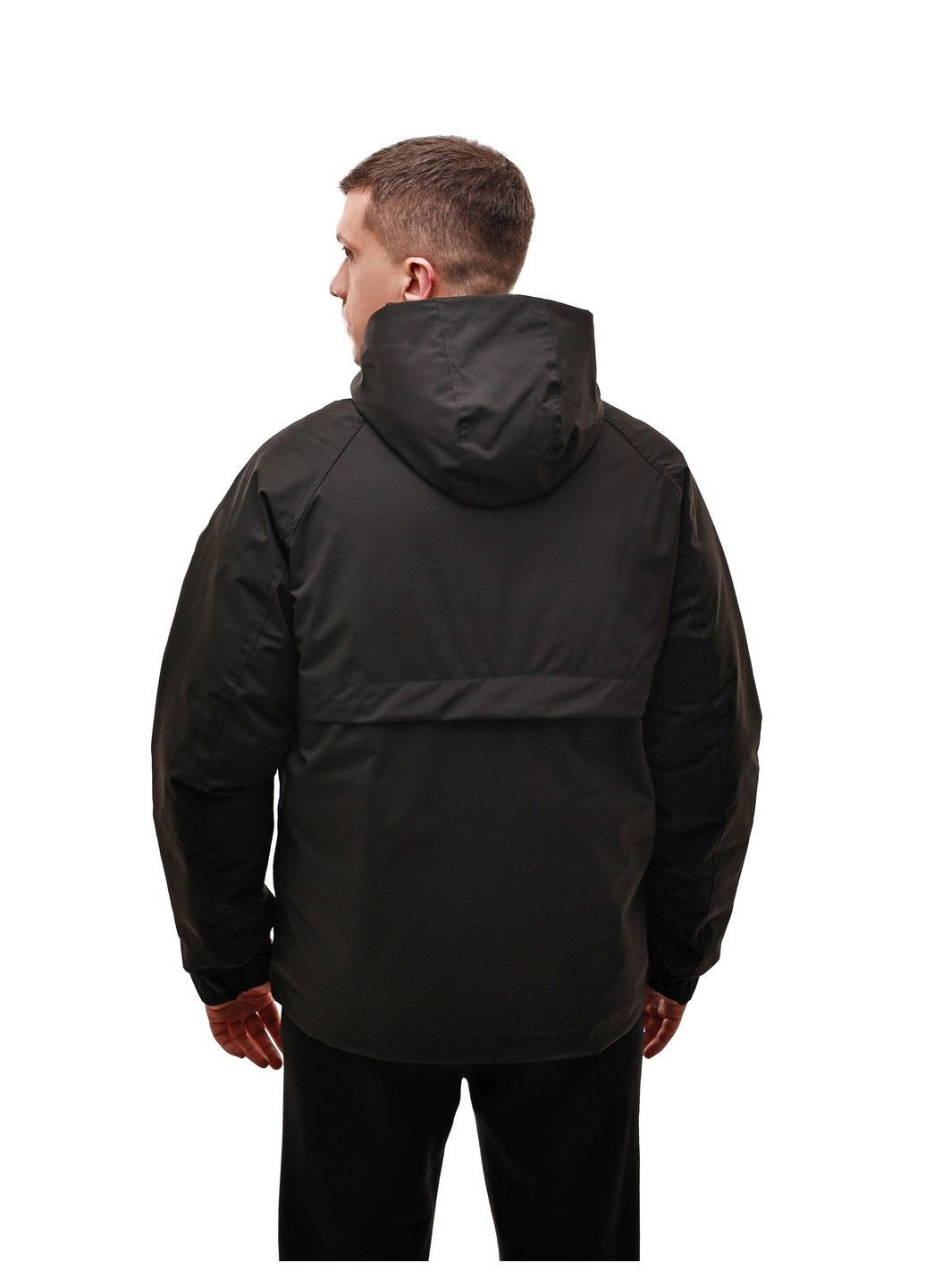 Чорна зимня куртка зимова чоловіча No Brand