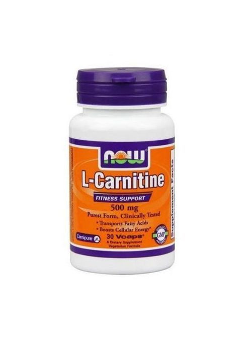 L-Carnitine 500 mg 30 Veg Caps Now Foods (362418864)
