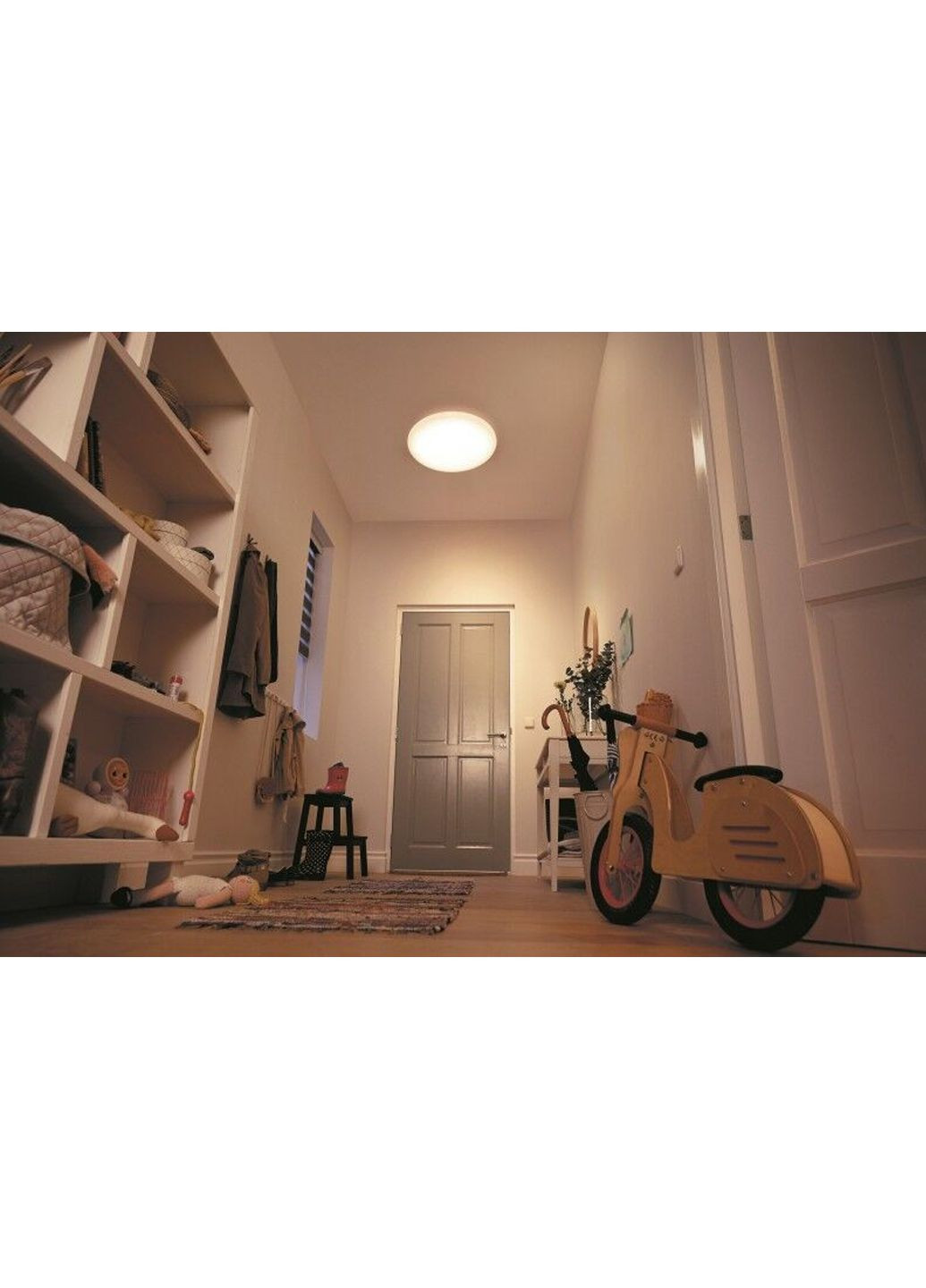 Потолочный LED светильник с датчиками сумерек и движения 26,6х26,6 см белый Philips (324832958)