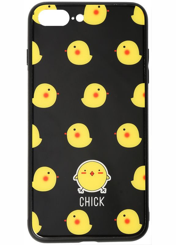 Чехол-накладка Cartoon Print Glass Case Apple iPhone 7 Plus/8 Plus Chick Toto (301508723)