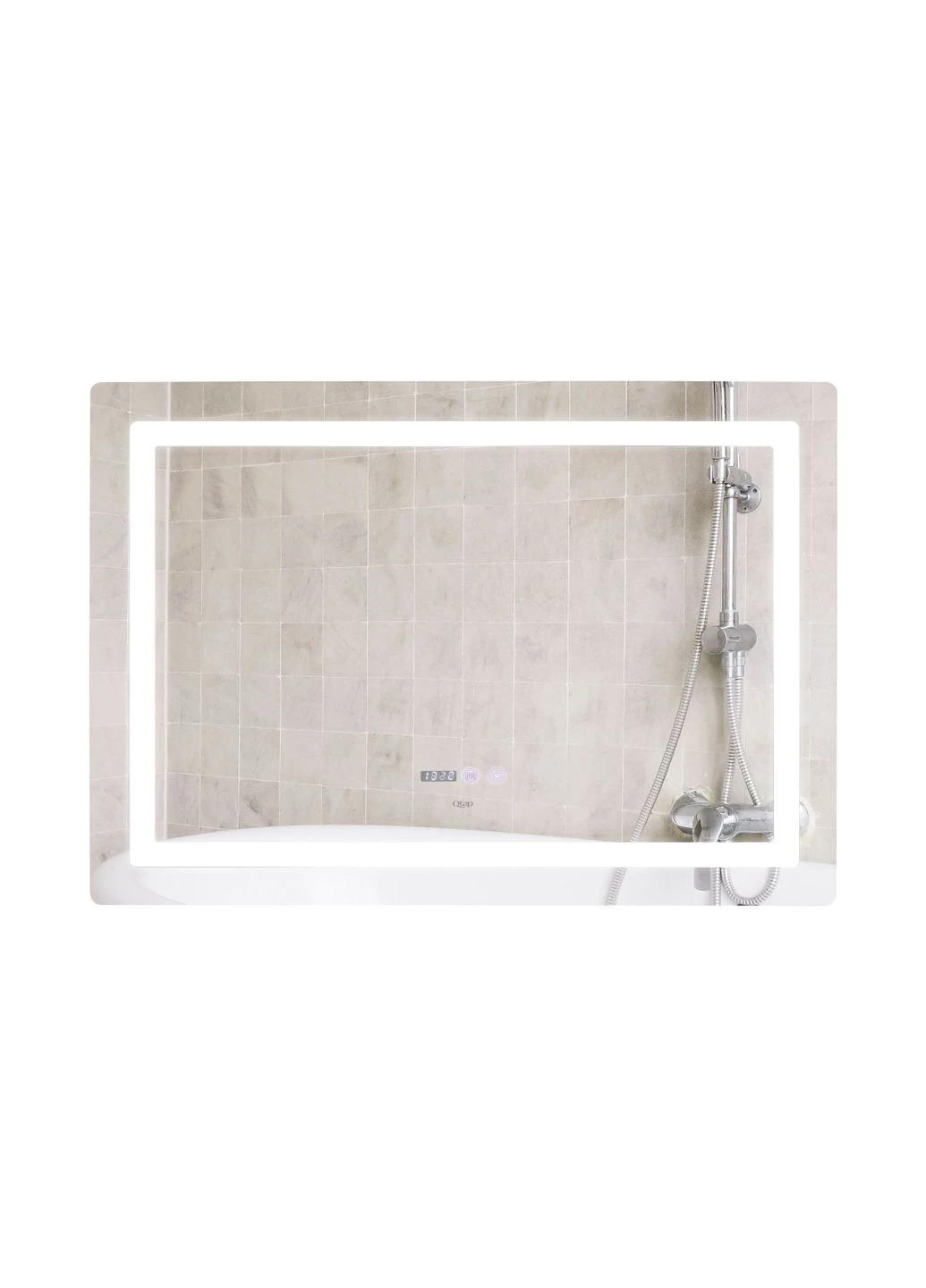 Зеркало Mideya 1000х700 с LED-подсветкой Touch, с антизапотеванием, димером, рег. яркости QT2078NCF10070W Qtap MI2 (341326469)