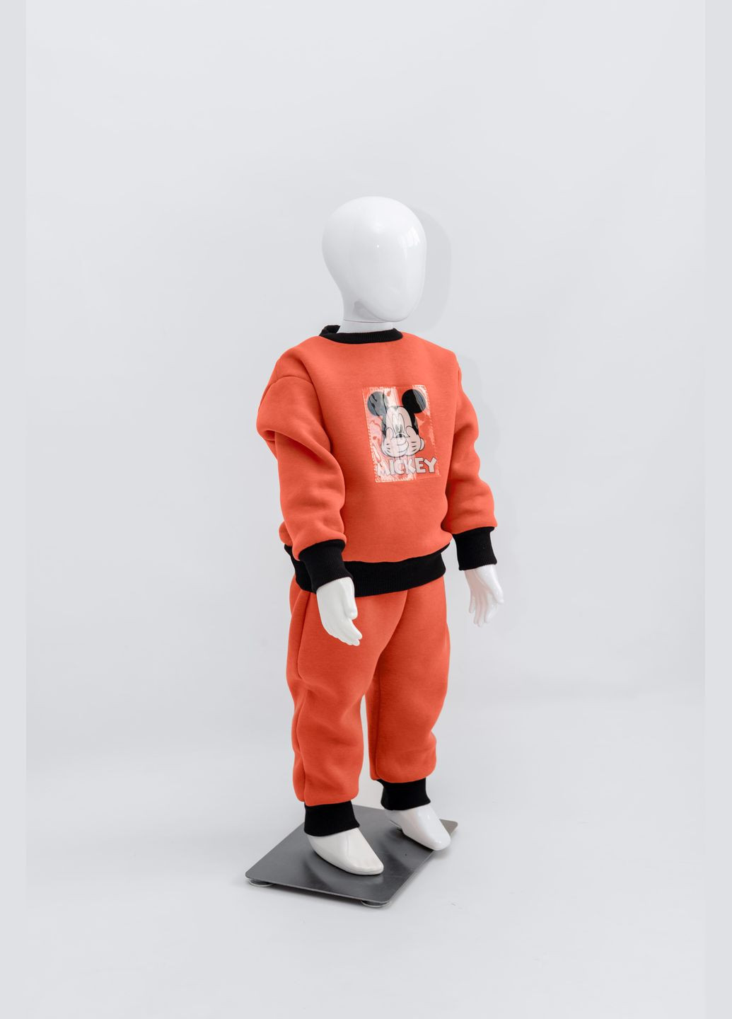 Костюм детский с утеплением оранжевый зимний с принтом. Baza trend (308345913)