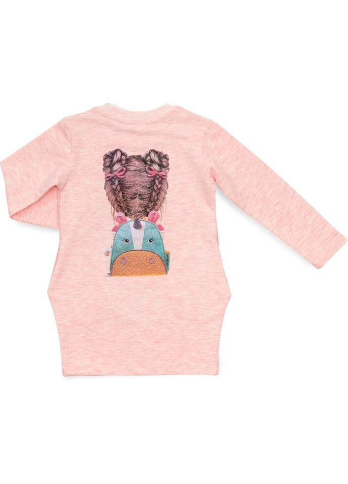 Персиковое платье princess (6750-98g-peach) Pop Fashion (300625108)