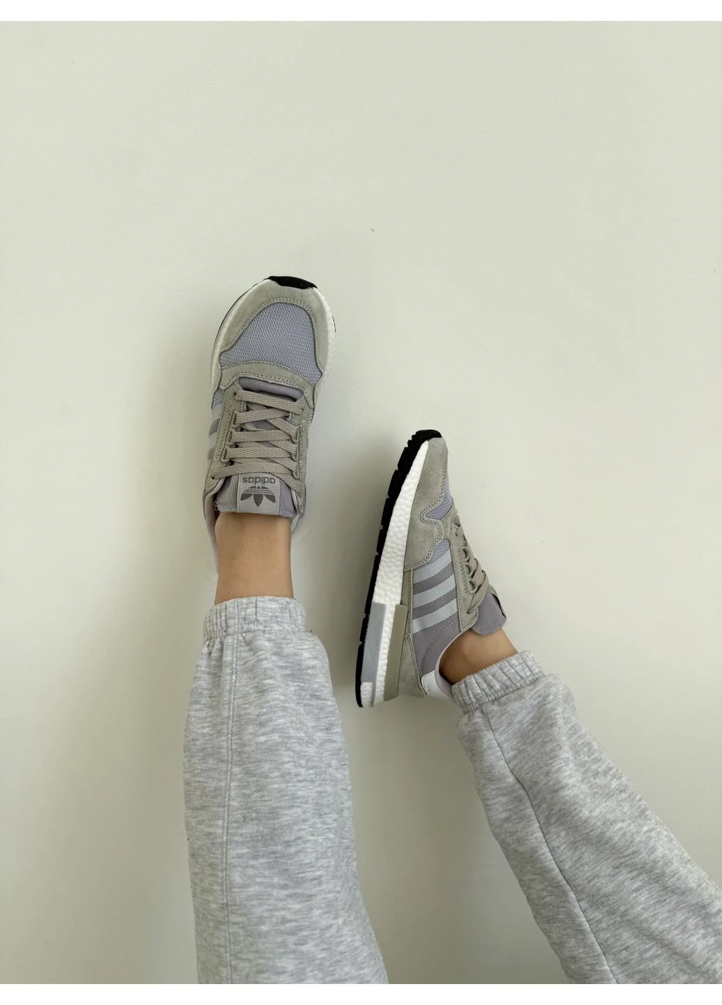 Серые демисезонные кроссовки мужские adidas zx 500 grey адидас зх 500 серые No Brand