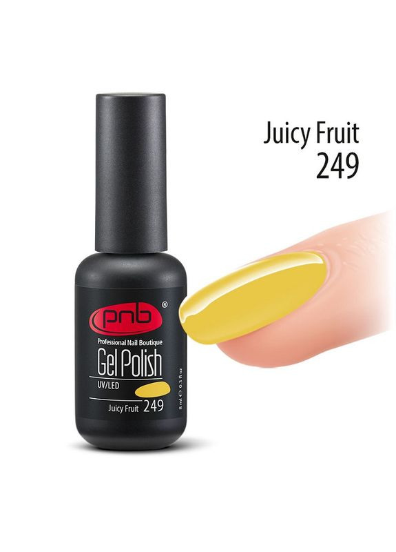 Гель-лак №249 juicy fruit, 8 мл. Tutti frutti collection PNB (299484267)