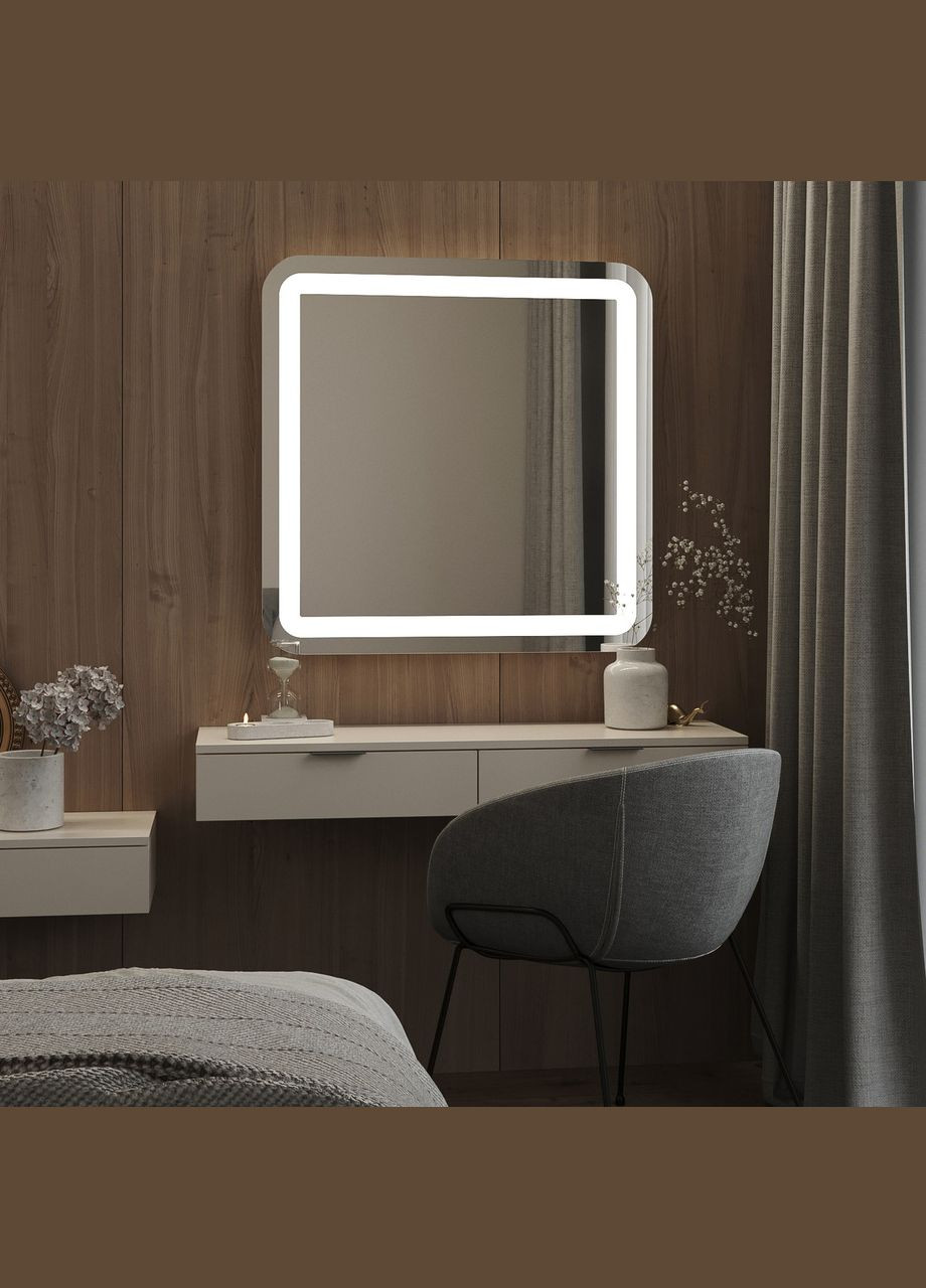 Зеркало с подсветкой для ванной и гостиной София/Эльче от 800x600 MORELI (335423590)