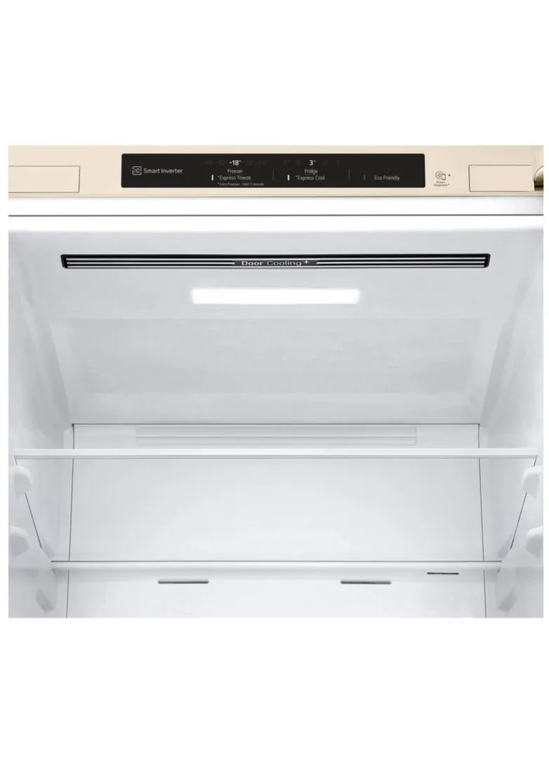 Холодильник LG GC-B459SECL 341 л двокамерний з морозильною камерою знизу No Frost E Бежевий No Brand (392063019)
