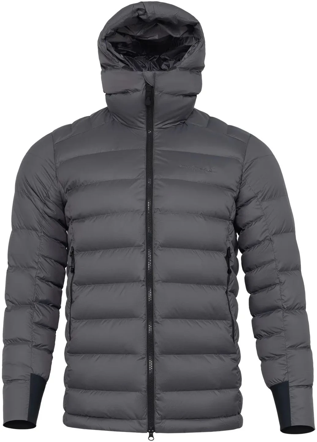Сіра демісезонна куртка frontier borealis пух dark grey No Brand