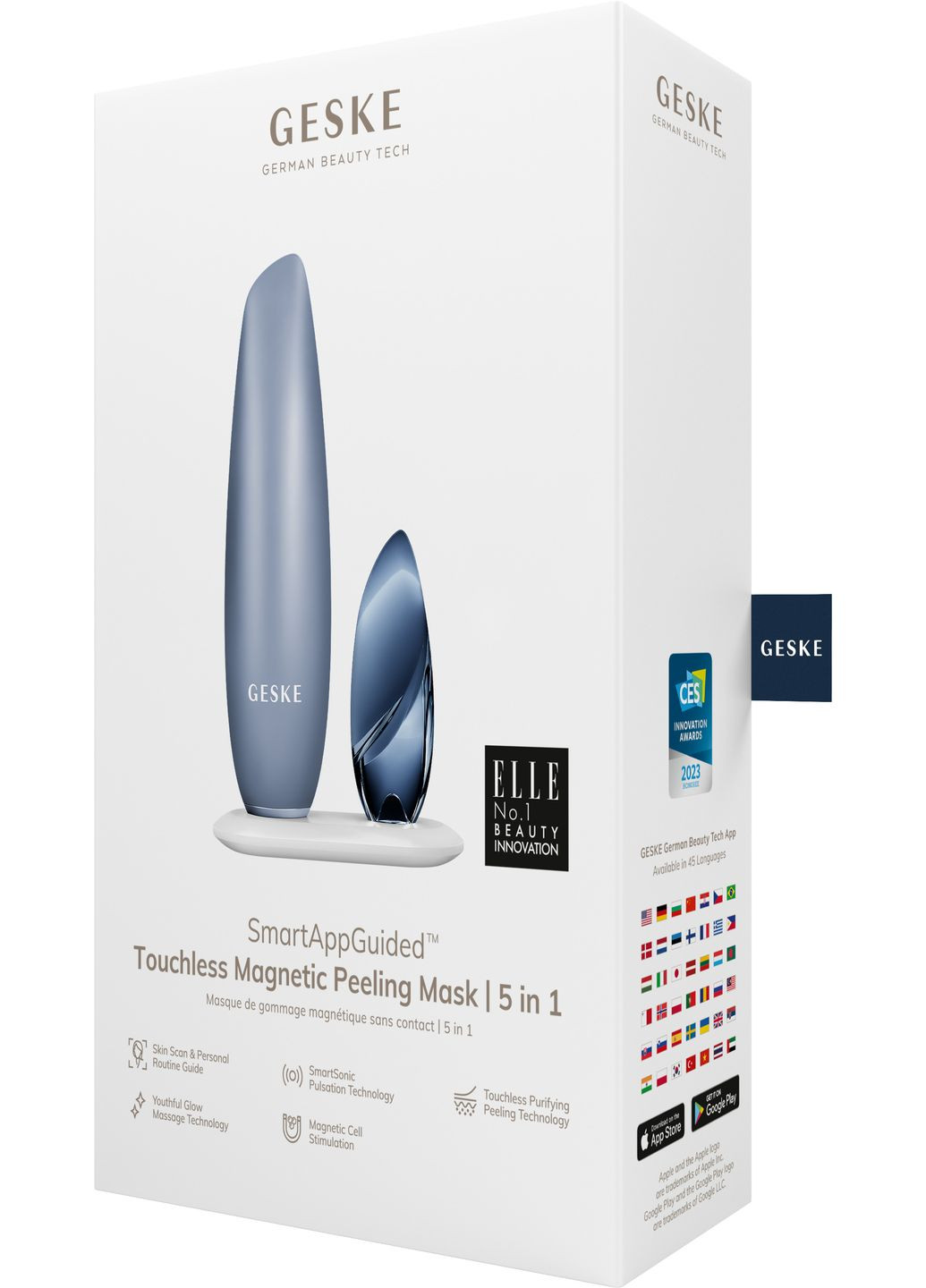 Бесконтактная магнитная пилинг-маска Touchless Magnetic Peeling Mask 5в1 midnight GESKE (341525912)