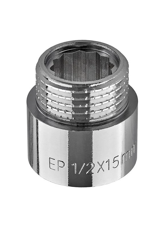 Подовжувач - 1/2"MF-15мм хром (EP6122) EUROPRODUCT EP.E015.Chr (388585704)