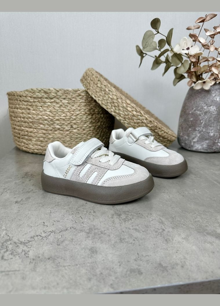 Білі осінні кросівки для хлопчиків та дівчаток Jong Golf