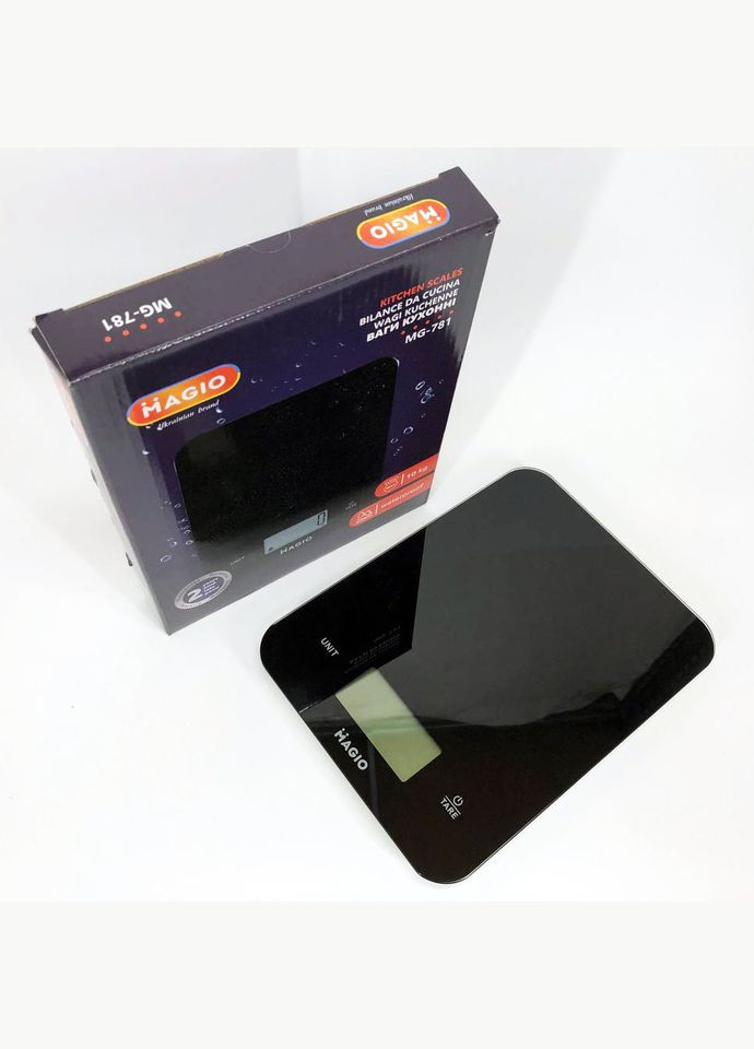 Весы кухонные MG-781 водонепроницаемые, кухонные весы для взвешивания продуктов, весы пищевые Magio (364664745)
