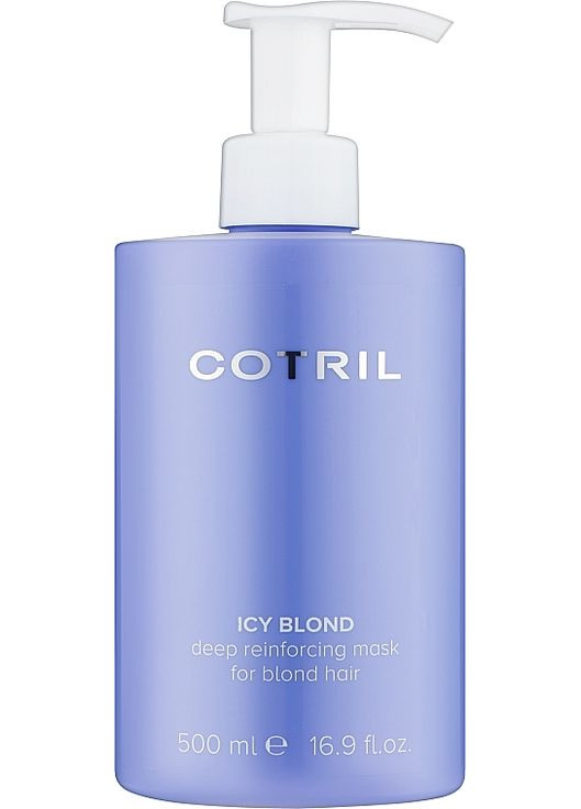 Глибоко зміцнююча маска для світлого волосся Icy Blond Mask 500ml (1382955-17538405) Cotril (368653834)
