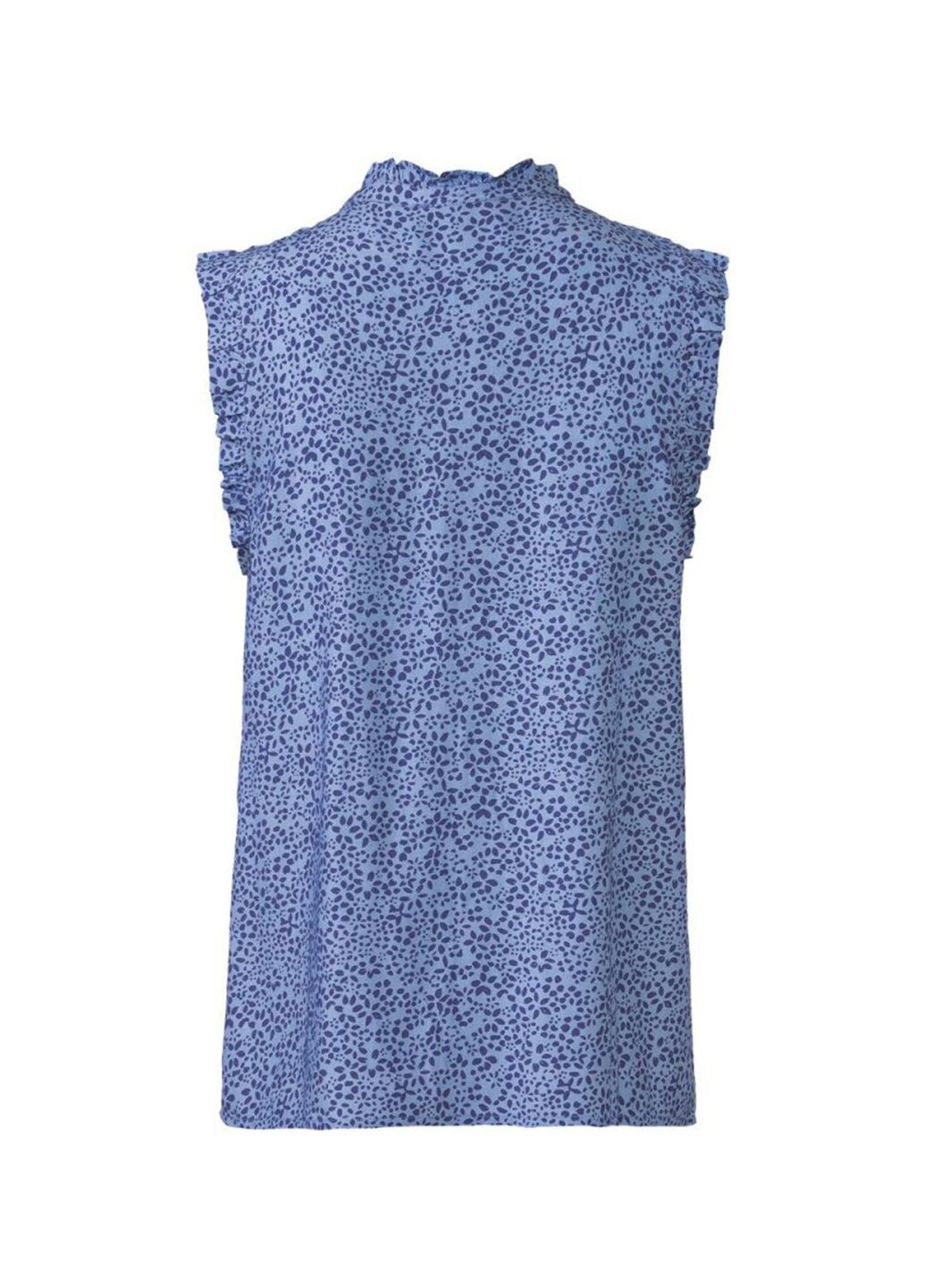 Блакитна блуза жіноча короткий рукав Esmara