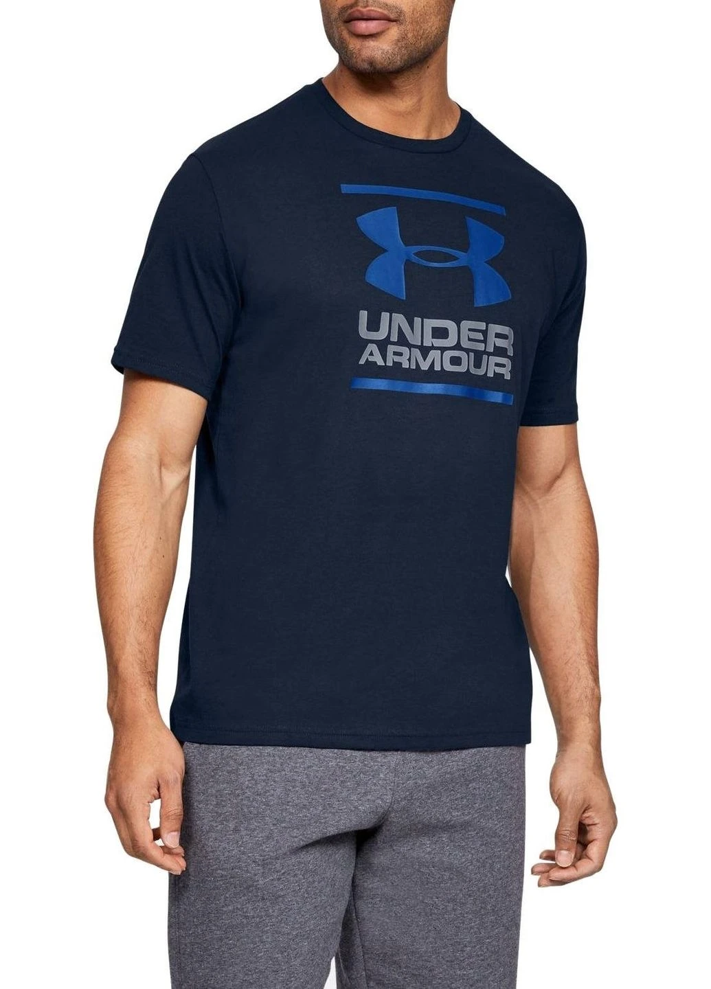 Синяя футболка gl foundation ss t blue 1326849-408 Under Armour