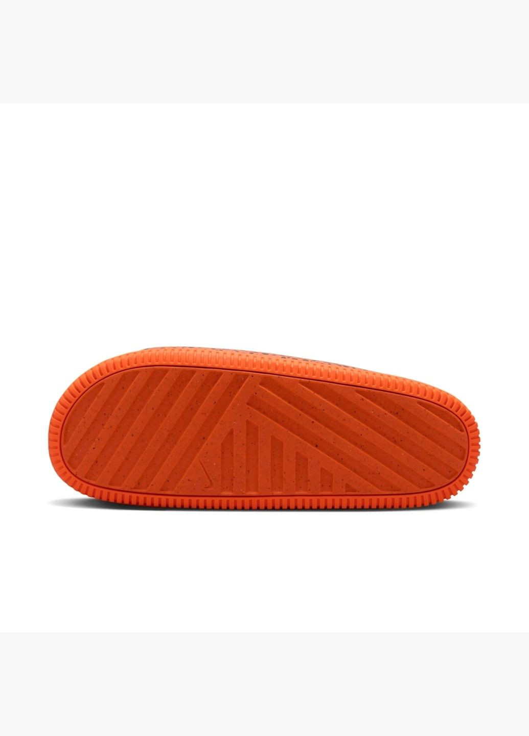 Оранжевые мужские тапочки calm slide orange/black hf1067-800 Nike