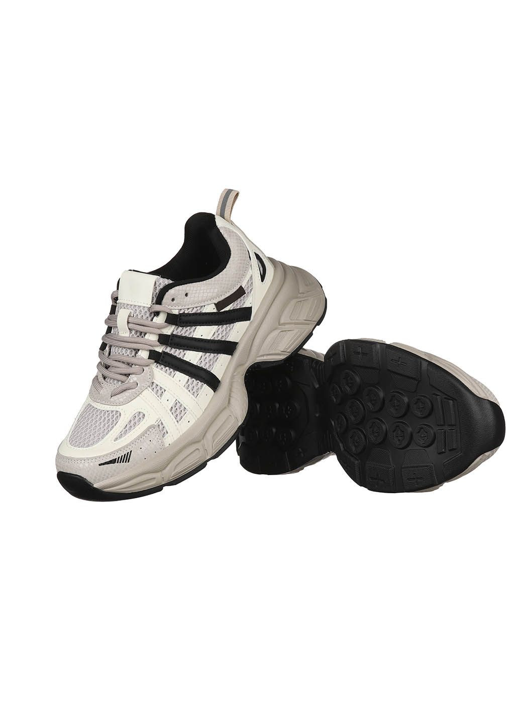 Женские кроссовки из текстиля 13V35-18 No Brand серые демисезоны (326099849)