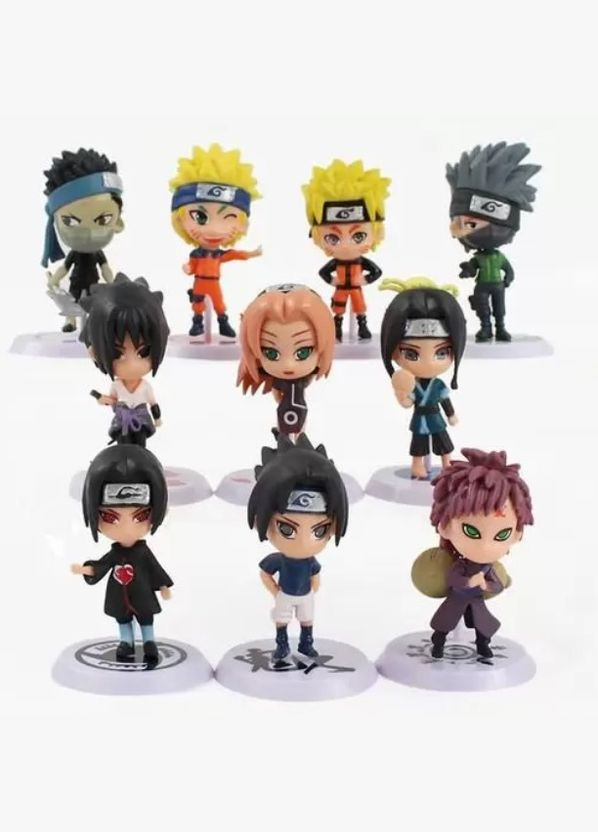 Наруто Naruto Сакура Забуза Гаара Саске набор фигурок аниме коллекционные игровые фигурки 10шт Shantou (280257979)