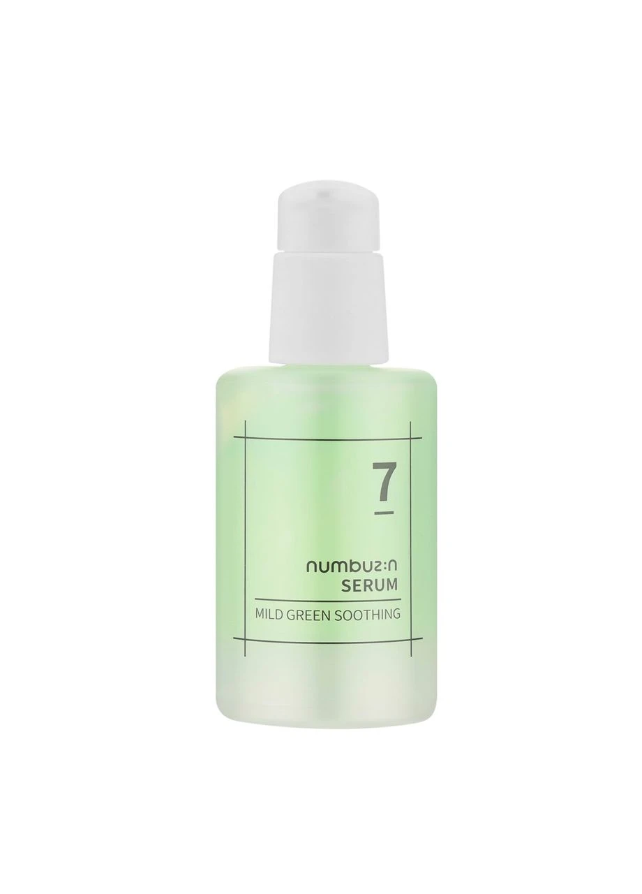 Сыворотка успокаивающая для чувствительной кожи No 7 Mild Green Soothing Serum 50 мл Numbuzin (374689045)