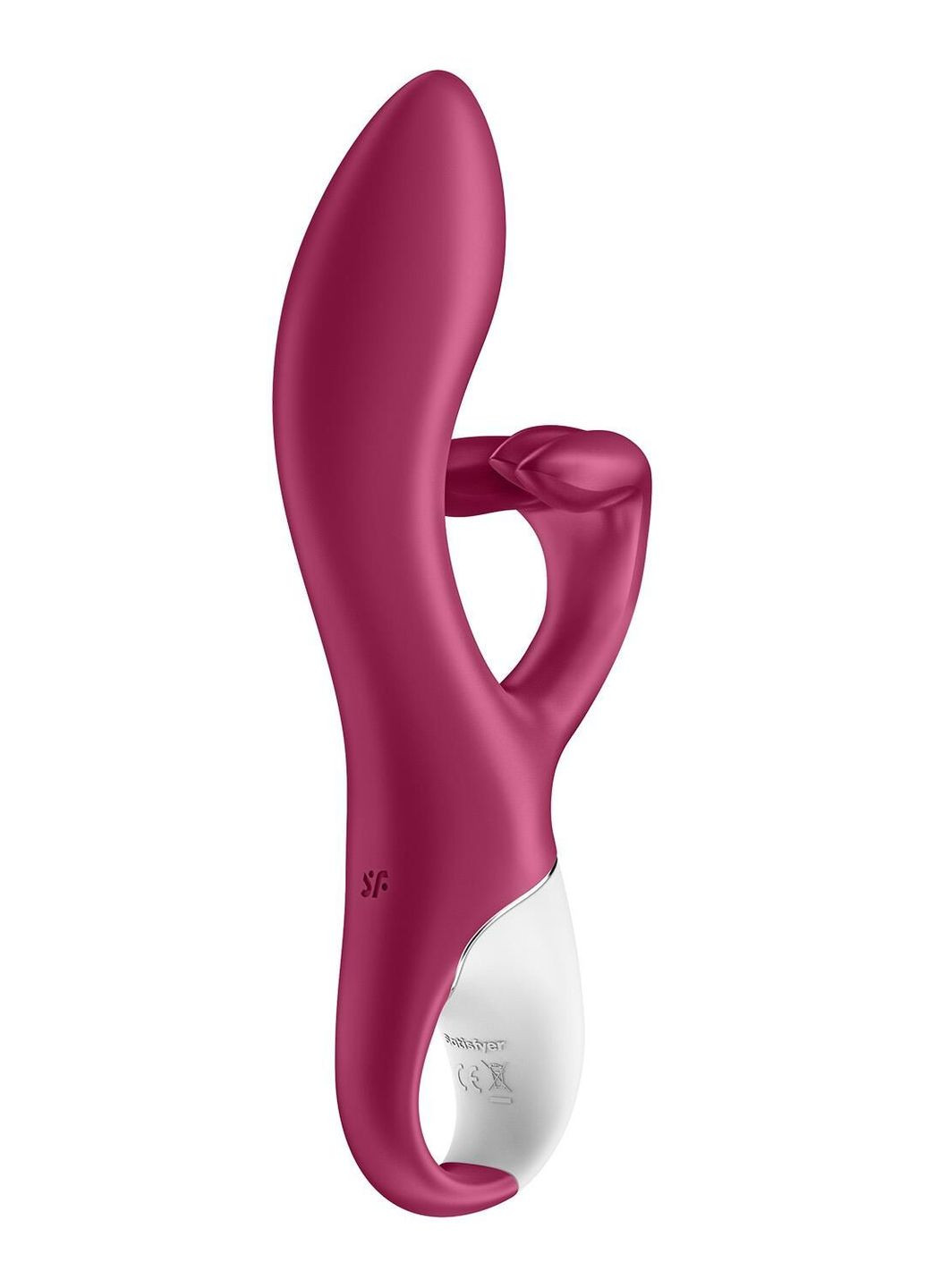 Вибратор кролик с тройным отростком Embrace me Berry, 2 мотора, диаметр 3,6 см Satisfyer (297516746)
