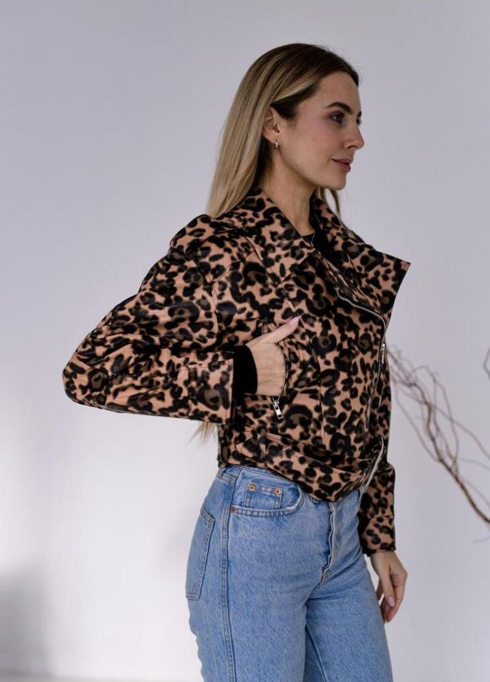 Комбінована демісезонна жіноча косуха стильна модна весна осінь стиль українське виробницвто No Brand