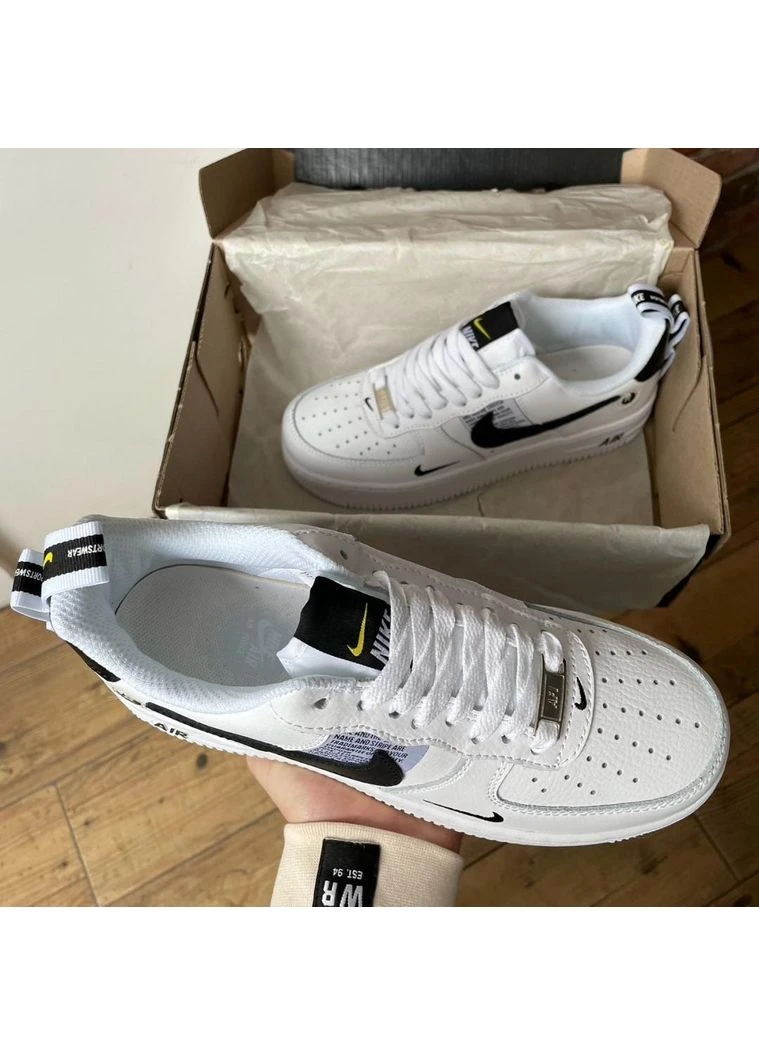 Белые демисезонные кроссовки мужские nike air force 107 lv8 ultra white найк аир форс белые No Brand