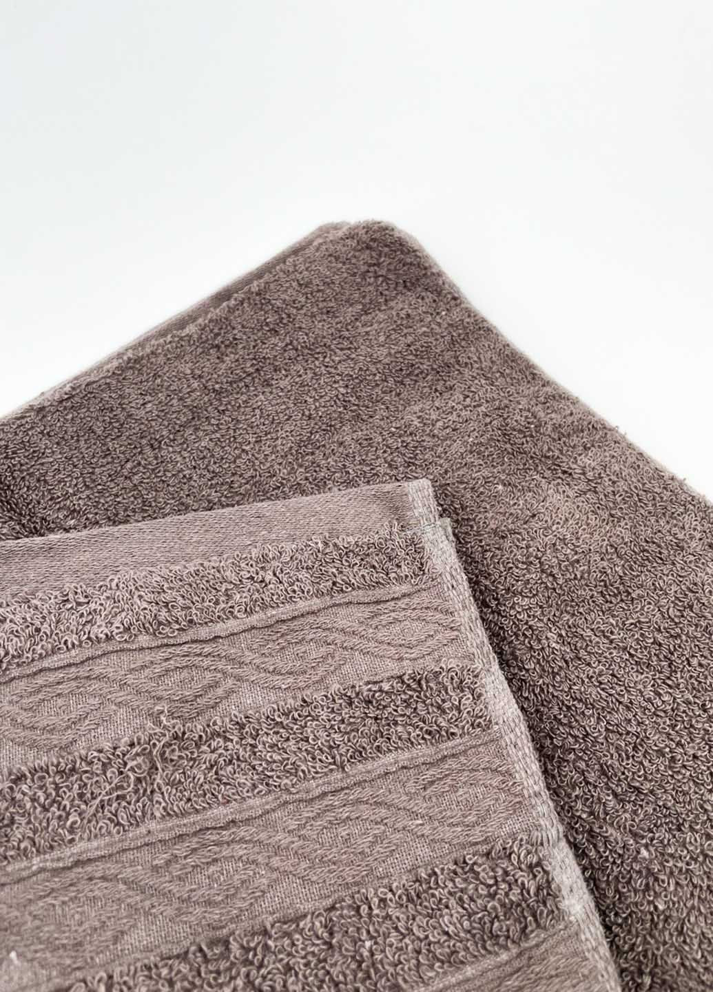Homedec полотенце банное махровое 140х70 см абстрактный темно-бежевый производство - Турция