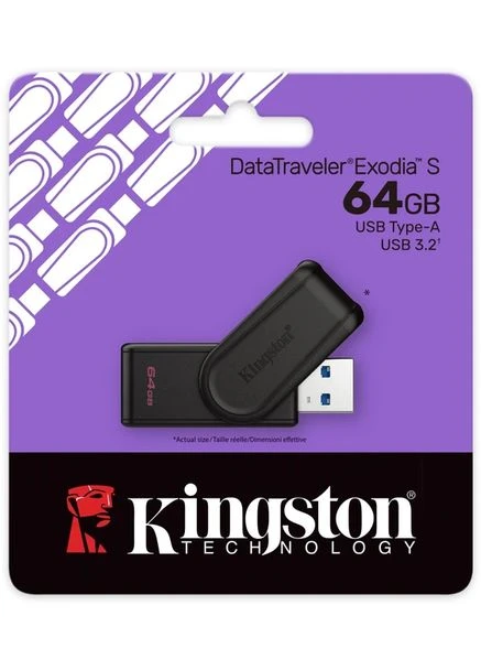 USB Flash 64GB USB 3.2 Gen 1 DT Exodia S (DTXS/64GB) Kingston (352166411)