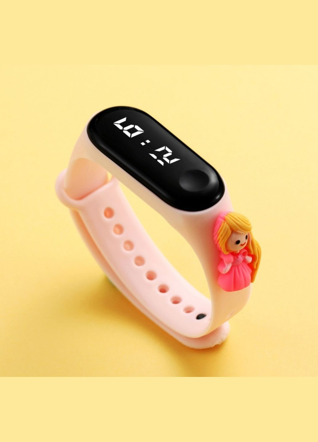 Детские сенсорные электронные часы с 3Д браслетом водонепроницаемые с куклойпринцессой Рапунцель PRC (262890178)