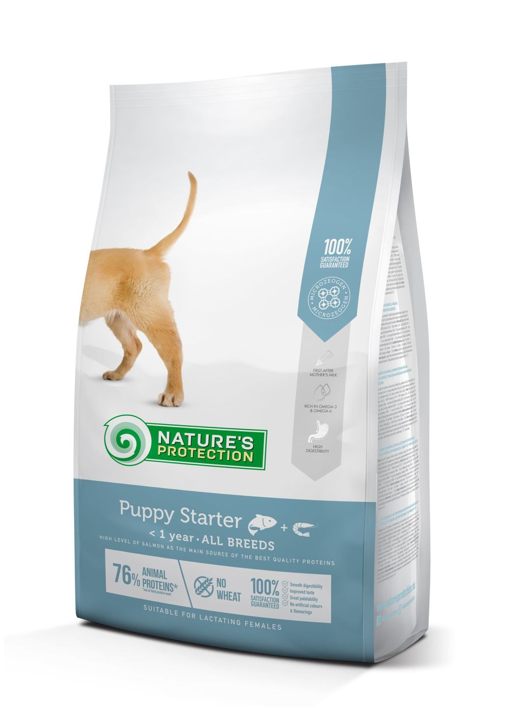 Сухой корм для щенков всех пород в период первого прикорма и отлучения от молока матери Puppy starter All Breeds 2кг Nature's Protection (335226842)