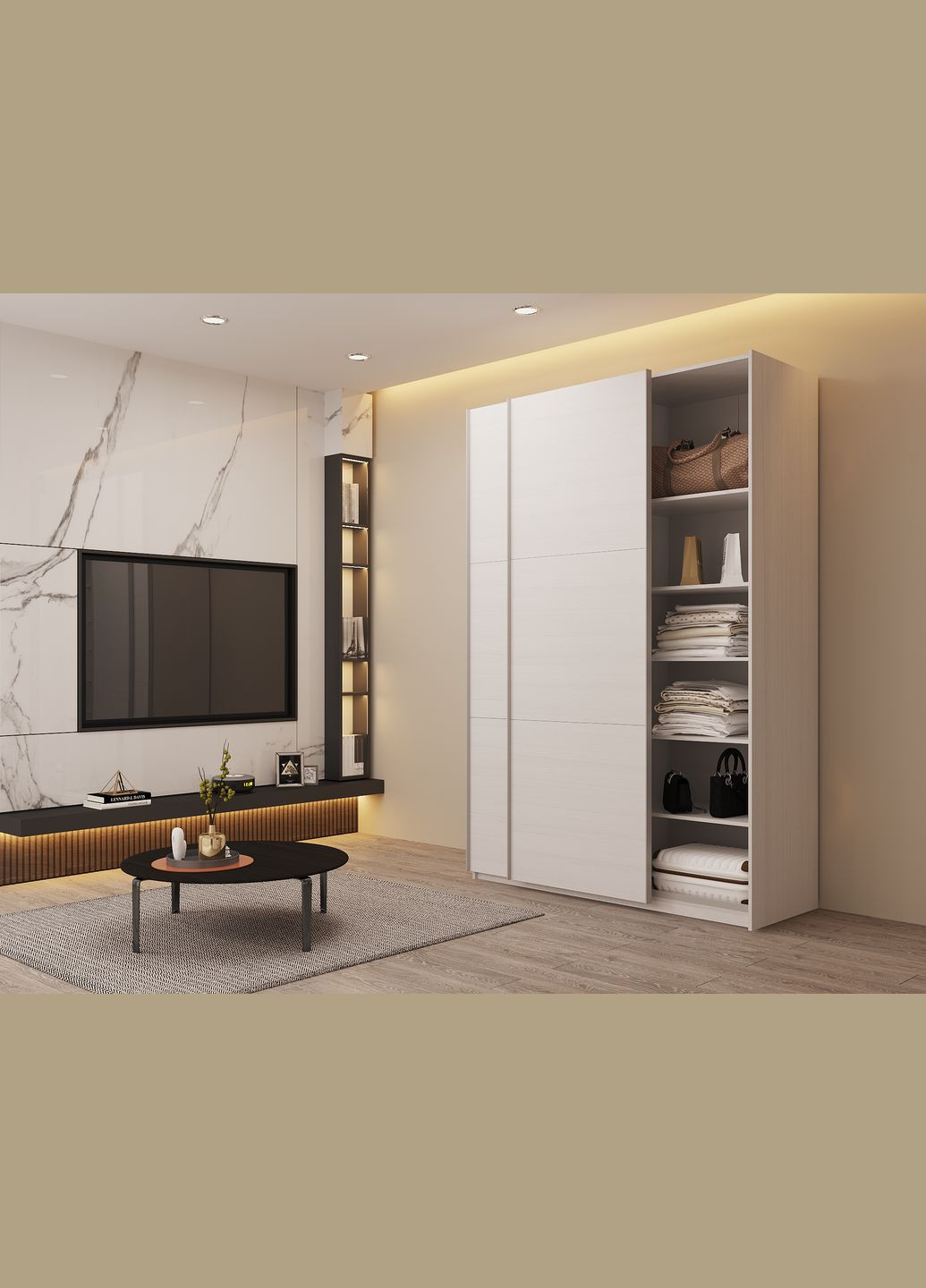 Шкаф-купе двухдверный G-Caiser 160х60х240 см (DRS-011013) Doros (346531100)