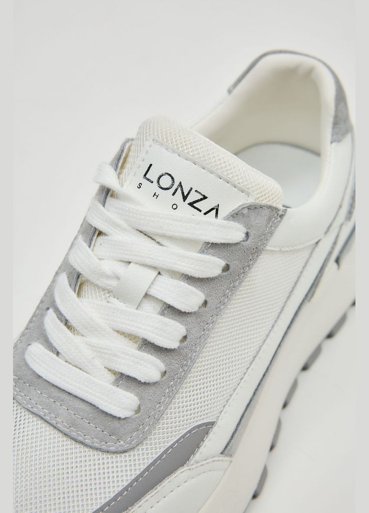 Белые демисезонные кроссовки 186654 Lonza
