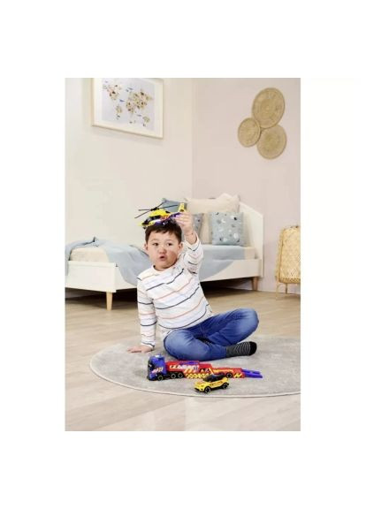 Игровой набор Транспортер спасательных служб со звук. и свет. эффектами (3717005) Dickie toys Транспортер рятувальних служб зі звук. та світл. е (364629390)