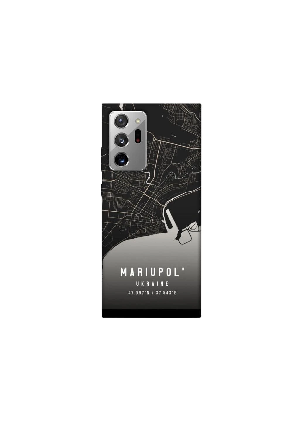 Чехол на Samsung Galaxy Note 20 Ultra Mariupol map Frontalka (375758234)